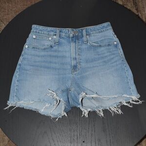 Madewell Light Blue Jean Shorts